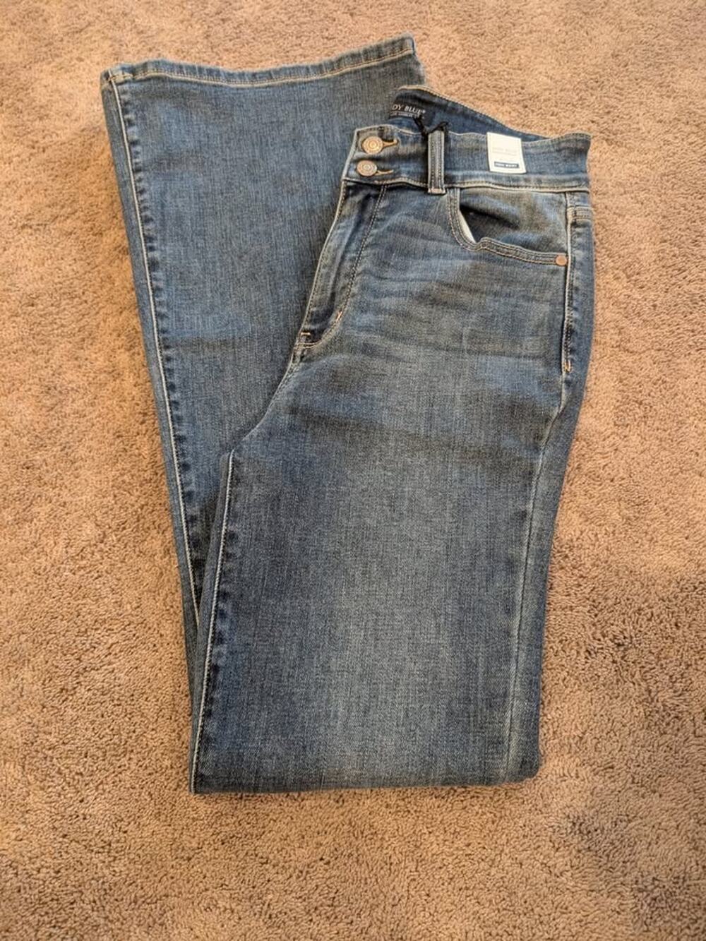 Judy Blue Los Angeles Flare Women's Blue Denim Jeans Sz 9/29 NWT